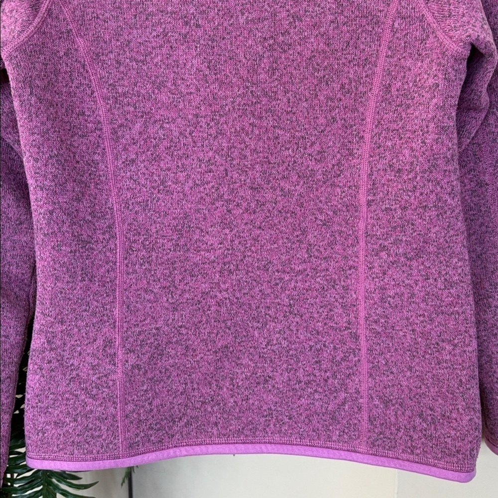Patagonia Better Sweater 1/4 Zip Fleece Pullover Purple Knit Casual Cozy Fitted - Picture 10 of 13